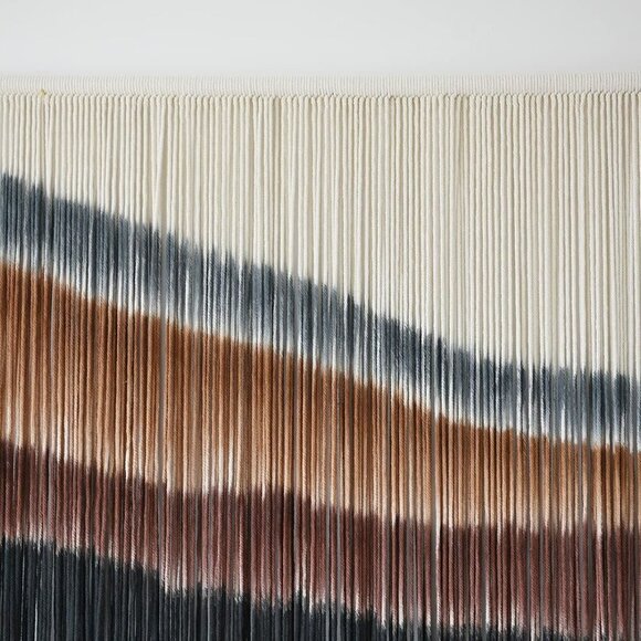 Macrame Wall Hanging Macrame Wall Decor Large-Scale Tie-Dye Tapestry Living Home - Picture 6 of 7